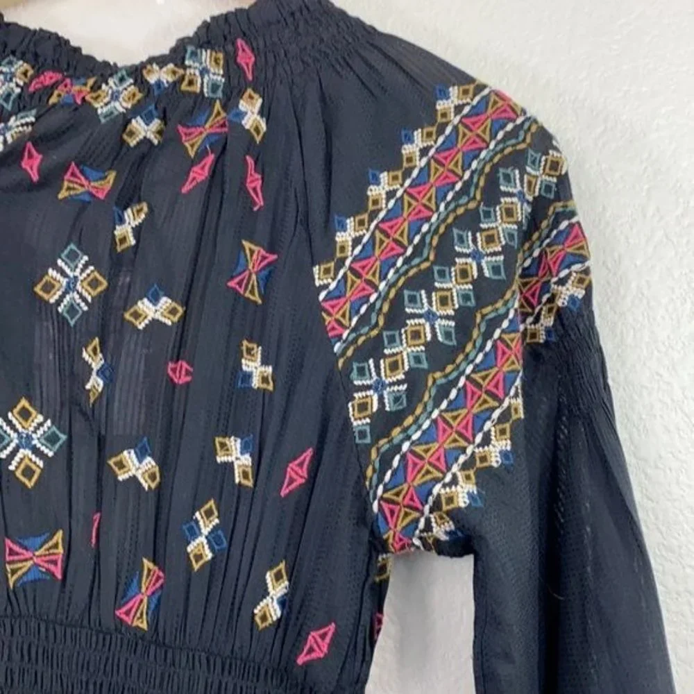 Free People Mykonos Embroidered kimono - Picture 6 of 9
